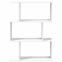 Librería divisor 3 niveles madera ingeniería blanco 70x24x97 cm von , Bücherregale und Regale - Ref: Foro24-858111, Preis: 47...