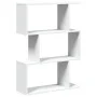 Librería divisor 3 niveles madera ingeniería blanco 70x24x97 cm by , Bookcases and shelves - Ref: Foro24-858111, Price: 45,62...