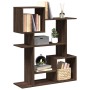 Librería divisora madera ingeniería marrón roble 92x29x112 cm by , Bookcases and shelves - Ref: Foro24-858126, Price: 73,01 €...