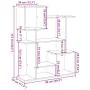 Librería divisora madera ingeniería marrón roble 92x29x112 cm de , Librerías y estanterías - Ref: Foro24-858126, Precio: 71,8...