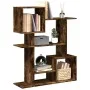 Librería divisora madera ingeniería roble ahumado 92x29x112 cm by , Bookcases and shelves - Ref: Foro24-858124, Price: 67,65 ...