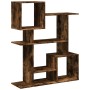 Raumteiler-Bücherregal aus geräucherter Eichen-Ingenieurholz, 92x29x112 cm. von , Bücherregale und Regale - Ref: Foro24-85812...