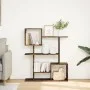 Librería divisora madera ingeniería roble ahumado 92x29x112 cm by , Bookcases and shelves - Ref: Foro24-858124, Price: 67,65 ...