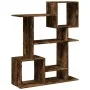 Librería divisora madera ingeniería roble ahumado 92x29x112 cm by , Bookcases and shelves - Ref: Foro24-858124, Price: 67,65 ...