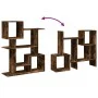 Librería divisora madera ingeniería roble ahumado 92x29x112 cm by , Bookcases and shelves - Ref: Foro24-858124, Price: 67,65 ...