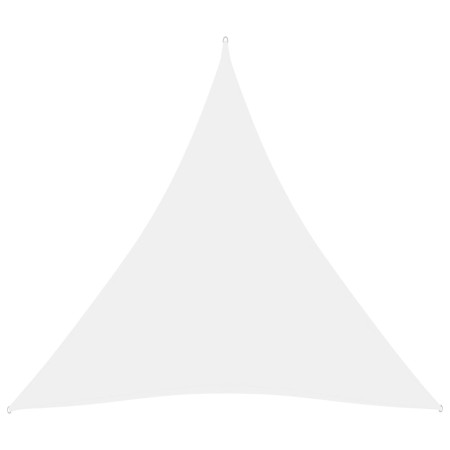 Triangular sail shade in white Oxford fabric 3.6x3.6x3.6 m by vidaXL, Umbrellas - Ref: Foro24-135281, Price: 22,97 €, Discoun...