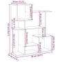 Librería divisora madera ingeniería roble ahumado 92x29x112 cm by , Bookcases and shelves - Ref: Foro24-858124, Price: 67,65 ...