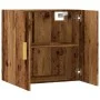 Armario pared madera ingeniería envejecida 60x31x60 cm by , Lockers and storage cabinets - Ref: Foro24-857069, Price: 52,78 €...