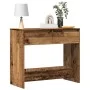 Konsole aus Holz, Holzwerkstoff in verwitterter Optik, 89x41x76,5 cm. von , Seitentische - Ref: Foro24-856774, Preis: 69,28 €...