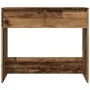 Konsole aus Holz, Holzwerkstoff in verwitterter Optik, 89x41x76,5 cm. von , Seitentische - Ref: Foro24-856774, Preis: 69,28 €...