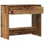 Konsole aus Holz, Holzwerkstoff in verwitterter Optik, 89x41x76,5 cm. von , Seitentische - Ref: Foro24-856774, Preis: 69,28 €...