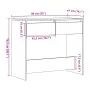 Konsole aus Holz, Holzwerkstoff in verwitterter Optik, 89x41x76,5 cm. von , Seitentische - Ref: Foro24-856774, Preis: 69,28 €...