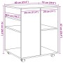 Rollschrank aus Eichenholz, handgefertigt, 60x53x72 cm. von , Schließfächer und Lagerschränke - Ref: Foro24-856659, Preis: 99...