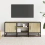 Mueble TV metal y madera ingeniería roble Sonoma 100x35x41 cm by , TV Furniture - Ref: Foro24-848835, Price: 62,88 €, Discoun...