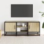 TV-Möbel aus Metall und Ingenieurholz in Sonoma-Eiche, 100x35x41 cm. von , TV-Möbel - Ref: Foro24-848835, Preis: 63,45 €, Rab...