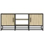 Mueble TV metal y madera ingeniería roble Sonoma 100x35x41 cm by , TV Furniture - Ref: Foro24-848835, Price: 63,45 €, Discoun...
