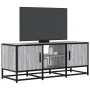 Mueble TV metal y madera ingeniería gris Sonoma 100x35x41 cm by , TV Furniture - Ref: Foro24-848837, Price: 66,77 €, Discount: %
