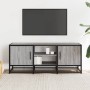 Mueble TV metal y madera ingeniería gris Sonoma 100x35x41 cm by , TV Furniture - Ref: Foro24-848837, Price: 67,63 €, Discount: %