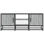 TV-Möbel aus Metall und Holz in Grau Sonoma, 100x35x41 cm. von , TV-Möbel - Ref: Foro24-848837, Preis: 66,77 €, Rabatt: %