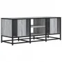 TV-Möbel aus Metall und Holz in Grau Sonoma, 100x35x41 cm. von , TV-Möbel - Ref: Foro24-848837, Preis: 66,77 €, Rabatt: %