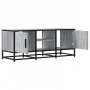 TV-Möbel aus Metall und Holz in Grau Sonoma, 100x35x41 cm. von , TV-Möbel - Ref: Foro24-848837, Preis: 66,77 €, Rabatt: %