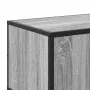 Mueble TV metal y madera ingeniería gris Sonoma 100x35x41 cm by , TV Furniture - Ref: Foro24-848837, Price: 66,77 €, Discount: %
