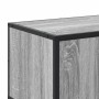 Mueble TV metal y madera ingeniería gris Sonoma 100x35x41 cm by , TV Furniture - Ref: Foro24-848837, Price: 67,63 €, Discount: %