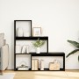 Librería divisora 3 niveles madera negro 123x29x123 cm by , Bookcases and shelves - Ref: Foro24-857986, Price: 66,85 €, Disco...