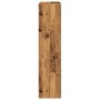Librería divisora 3 niveles madera envejecida 123x29x123 cm de , Librerías y estanterías - Ref: Foro24-857992, Precio: 72,99 ...