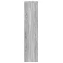 Librería divisora 3 niveles madera gris Sonoma 123x29x123 cm by , Bookcases and shelves - Ref: Foro24-857990, Price: 60,40 €,...