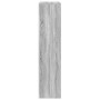 Librería divisora 3 niveles madera gris Sonoma 123x29x123 cm by , Bookcases and shelves - Ref: Foro24-857990, Price: 61,44 €,...