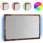 Espejo de baño con luz LED madera envejecida 60x8,5x38 cm by , bathroom vanities - Ref: Foro24-856265, Price: 42,69 €, Discou...