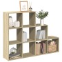 Librería divisora 3 niveles madera Sonoma 137,5x29x103,5 cm by , Bookcases and shelves - Ref: Foro24-857978, Price: 94,44 €, ...