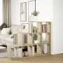 Librería divisora 3 niveles madera Sonoma 137,5x29x103,5 cm by , Bookcases and shelves - Ref: Foro24-857978, Price: 92,75 €, ...