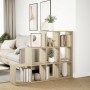 Librería divisora 3 niveles madera Sonoma 137,5x29x103,5 cm by , Bookcases and shelves - Ref: Foro24-857978, Price: 94,44 €, ...