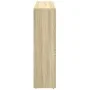 Librería divisora 3 niveles madera Sonoma 137,5x29x103,5 cm by , Bookcases and shelves - Ref: Foro24-857978, Price: 92,75 €, ...