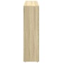 Librería divisora 3 niveles madera Sonoma 137,5x29x103,5 cm by , Bookcases and shelves - Ref: Foro24-857978, Price: 94,44 €, ...