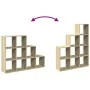 Librería divisora 3 niveles madera Sonoma 137,5x29x103,5 cm by , Bookcases and shelves - Ref: Foro24-857978, Price: 92,75 €, ...