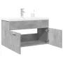 Badezimmermöbel mit integriertem Waschbecken in Betongrau. von , Badezimmermöbel - Ref: Foro24-3324859, Preis: 180,50 €, Raba...