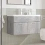 Badezimmermöbel mit integriertem Waschbecken in Betongrau. von , Badezimmermöbel - Ref: Foro24-3324859, Preis: 180,50 €, Raba...