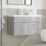 Badezimmermöbel mit integriertem Waschbecken in Betongrau. von , Badezimmermöbel - Ref: Foro24-3324859, Preis: 187,67 €, Raba...