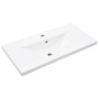 Mueble de baño con lavabo integrado gris hormigón by , Bathroom furniture - Ref: Foro24-3324859, Price: 187,67 €, Discount: %