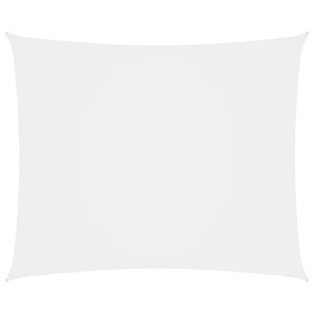 Rechteckige Segelmarkise aus weißem Oxford-Stoff 5x7 m von vidaXL, Sonnenschirme - Ref: Foro24-135275, Preis: 76,86 €, Rabatt: %