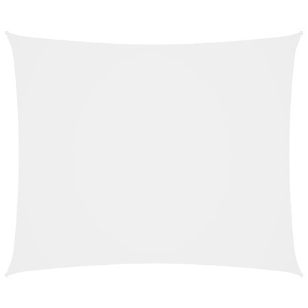 Rechteckige Segelmarkise aus weißem Oxford-Stoff 5x7 m von vidaXL, Sonnenschirme - Ref: Foro24-135275, Preis: 77,37 €, Rabatt: %