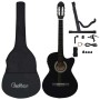 Western guitar set 12 pieces with 6-string black equalizer by , Guitars - Ref: Foro24-70139, Price: 114,37 €, Discount: %