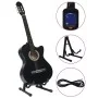 Western guitar set 12 pieces with 6-string black equalizer by , Guitars - Ref: Foro24-70139, Price: 112,22 €, Discount: %