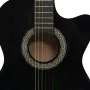 Western guitar set 12 pieces with 6-string black equalizer by , Guitars - Ref: Foro24-70139, Price: 112,22 €, Discount: %