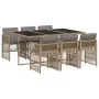7-piece garden dining set with beige synthetic rattan cushions. by , Garden sets - Ref: Foro24-3210912, Price: 464,56 €, Disc...