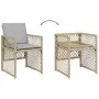Set comedor de jardín con cojines 15 pzas ratán sintético beige by , Garden sets - Ref: Foro24-3210876, Price: 982,06 €, Disc...