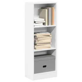 Estantería de madera de ingeniería blanca 40x24x109 cm by , Bookcases and shelves - Ref: Foro24-857774, Price: 35,70 €, Disco...